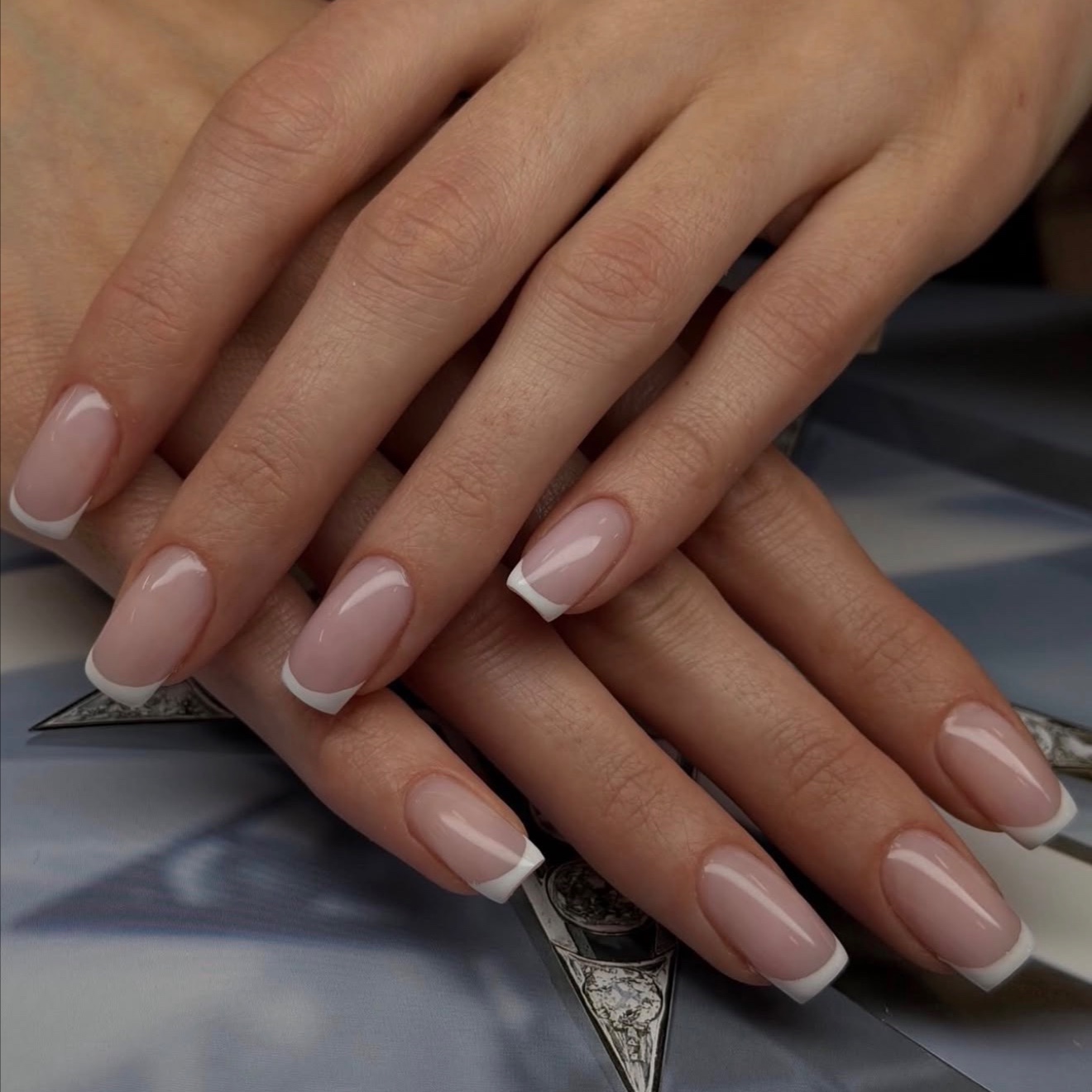Structured Gel Manicure- French Tip at Alamo Nail Atelier in Alamo, CA