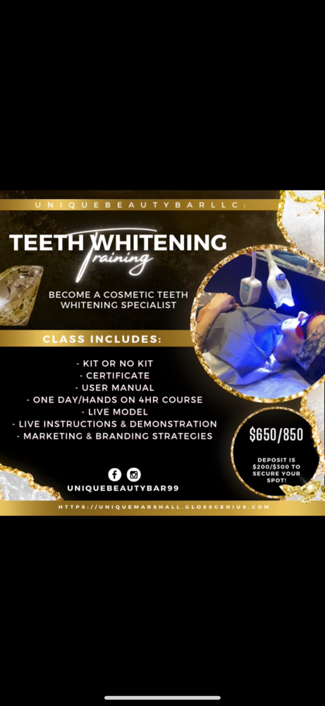 Teeth Whiteing Course (with Light)