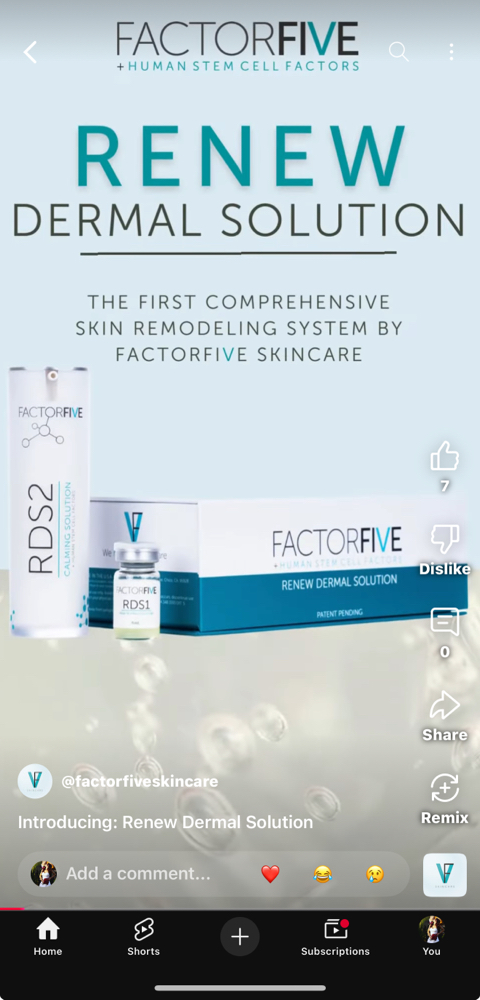 FactorFive Dermal Stem Cell Peel