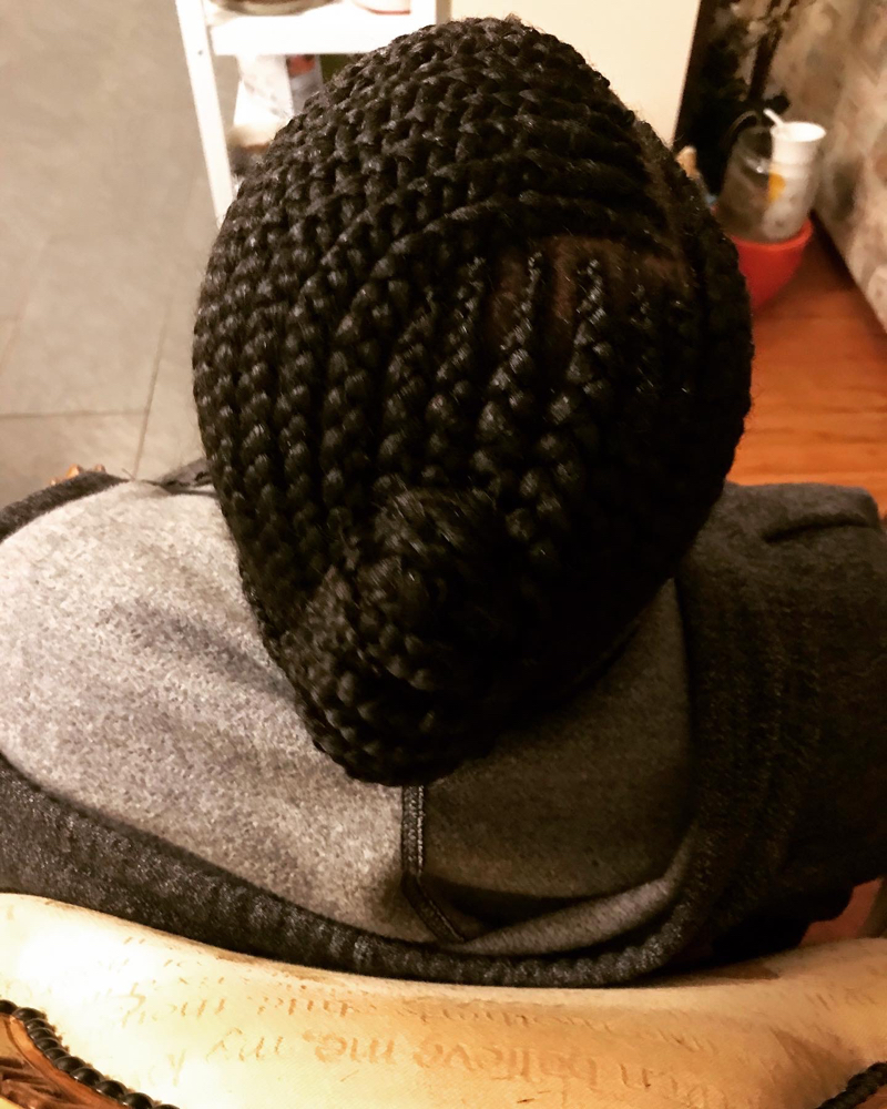 Cornrow w/ hair Added