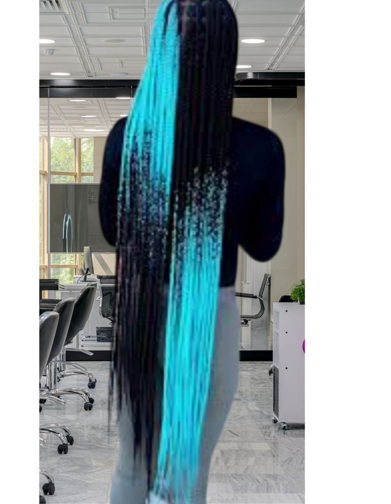 Waist Length Medium Box Braids