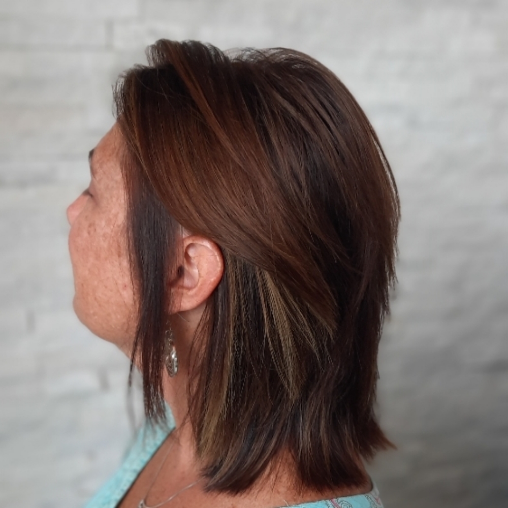Retouch Custom Color and Haircut at Color by Hannah in Muskegon, MI