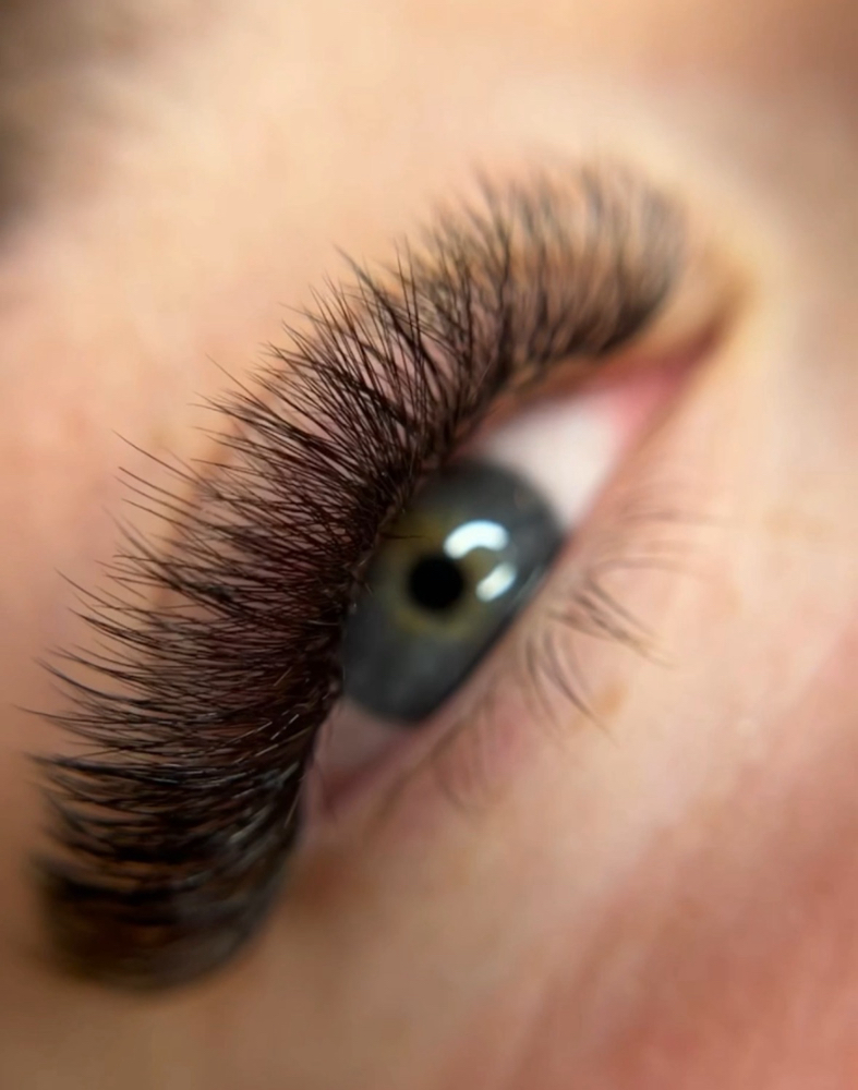 Full Volume Lash Extensions at Morgan Hair Company in Plymouth, MI