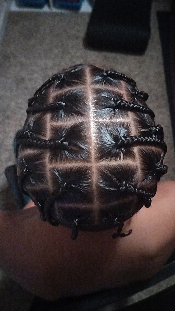 Plaits/Mens Box Braids at Medusa Locs in Spokane, WA