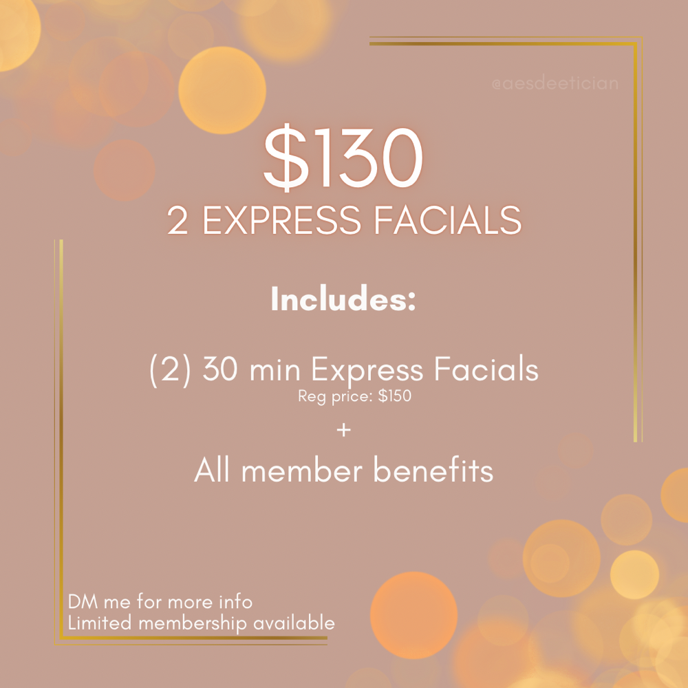 🔥VIP - 2 Exp Facials