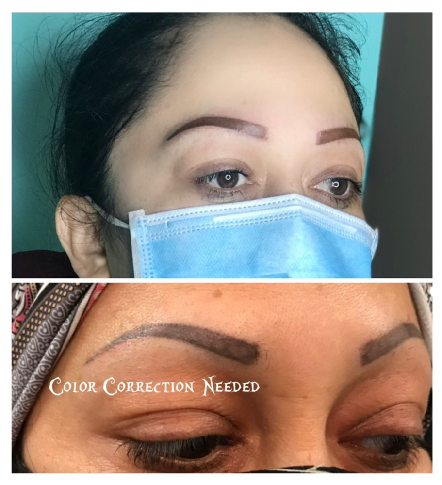 PMU/Brow Color Correction