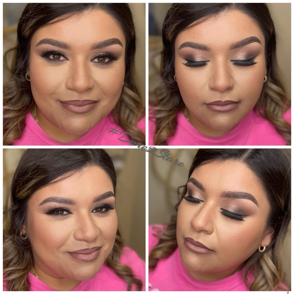 Full Glam at Dare2Stare Beauty Artistry in College Station, TX