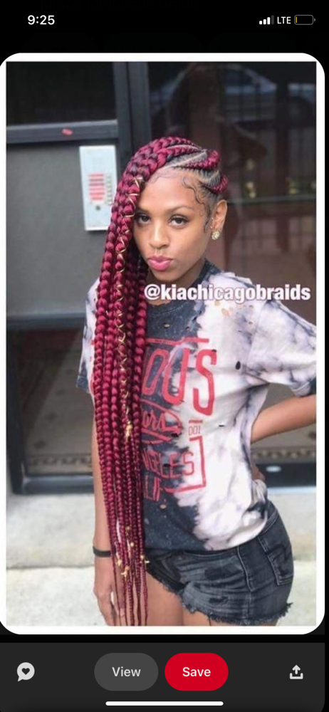 Large Lemonade Braids