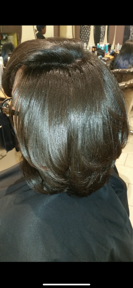 Wash, Style & Silk Press/Flat Iron