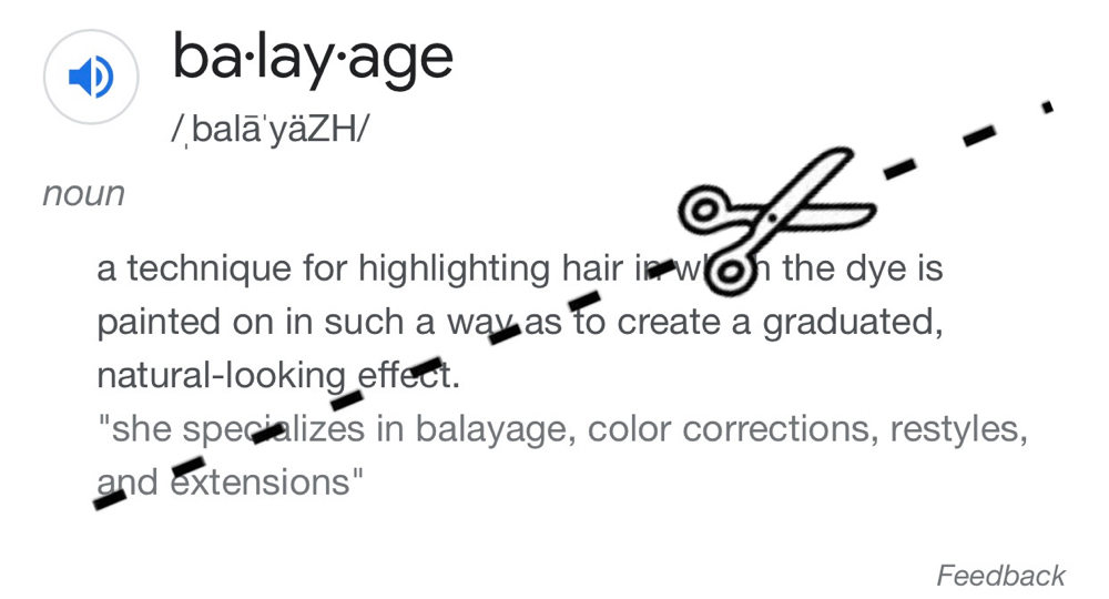 Balayage /haircut/blowdry