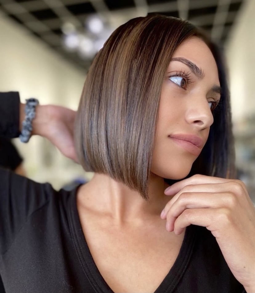 Presicion Hair Cut at The Moth and Mushroom Salon in Burnsville, NC