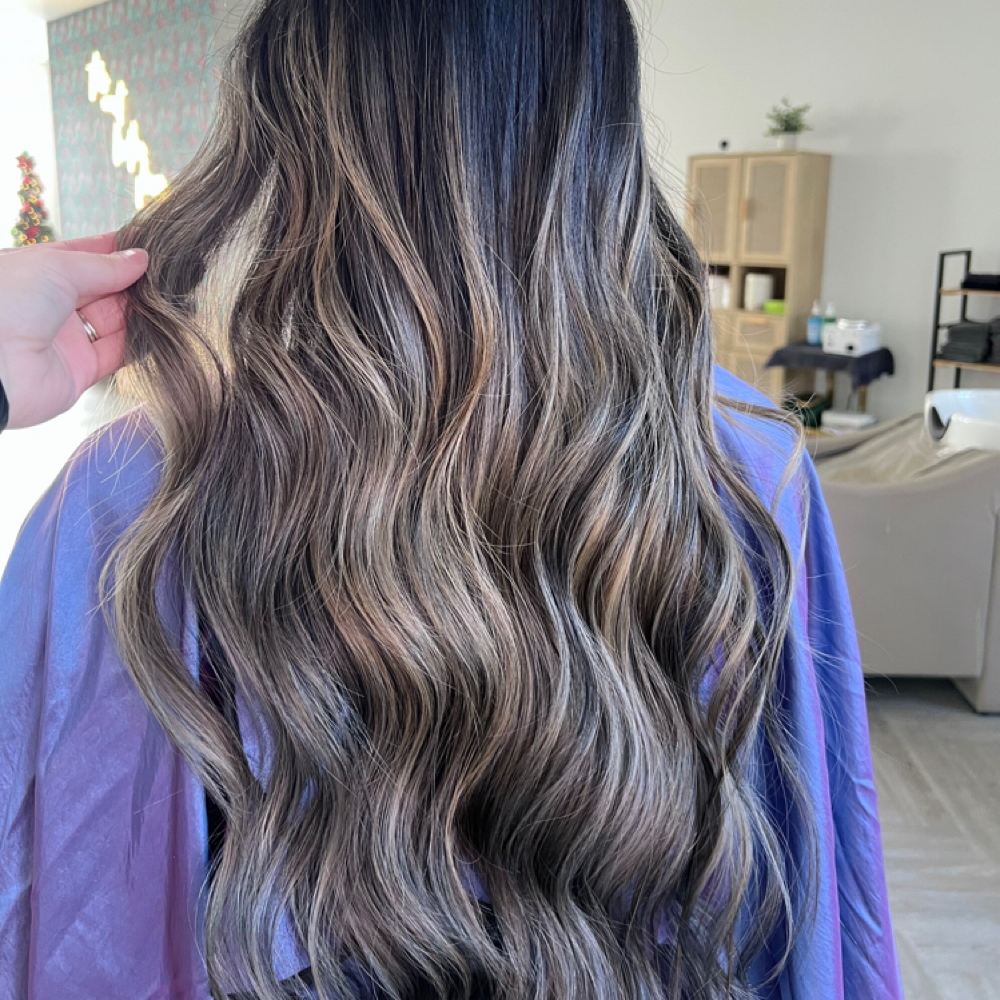 Ashy Blonde Balayage at _hairbydaisyl in Goldsboro, NC