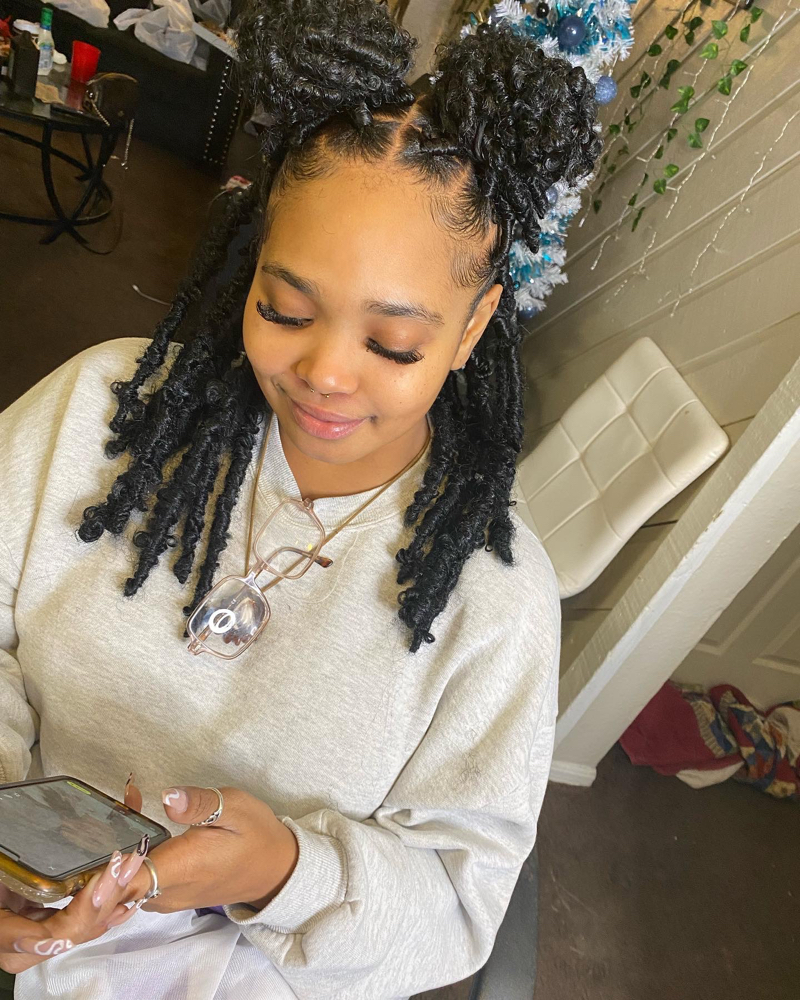 Individual Crochet Butterfly Locs