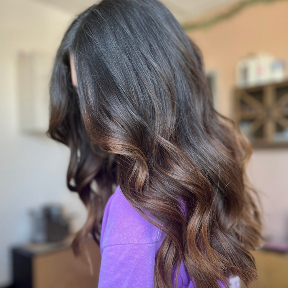 Root Touch- Up & Haircut Package at Kayla Wise in Fort Worth, TX