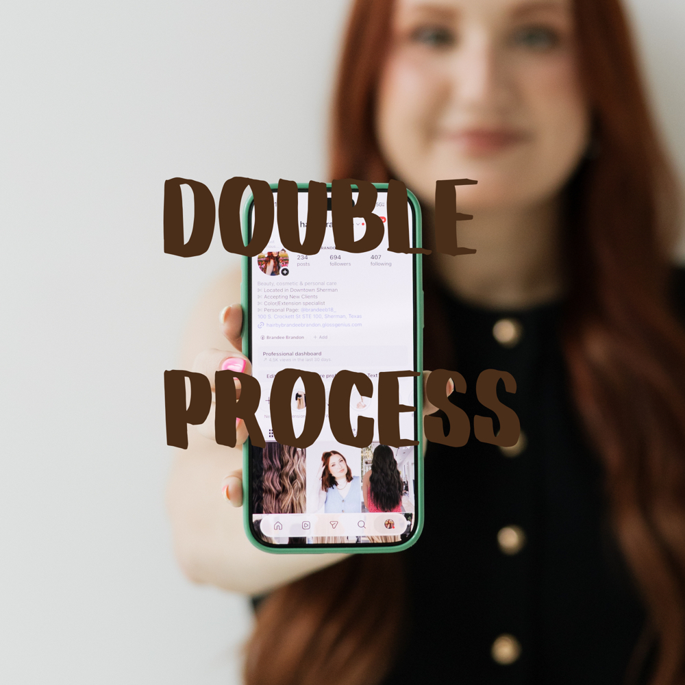 Double Process at Hair By Brandee in Tx, TX