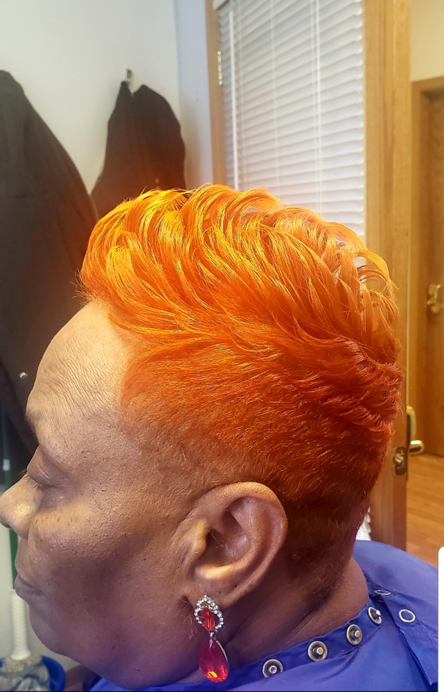 Demi/Semi Above Shoulder Length