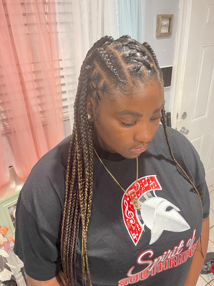 Jumbo Criss Cross W/braids
