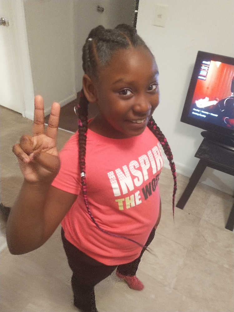 Kids Two Braids