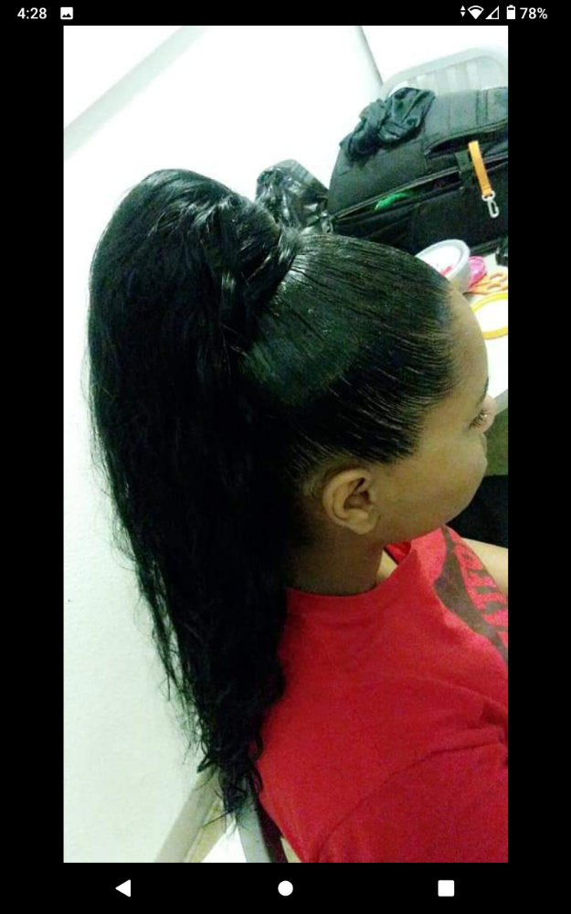 Sleek Ponytails