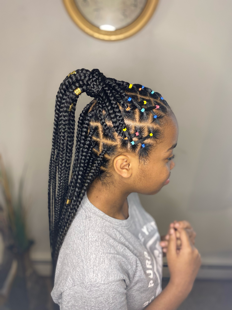 Rubberband Knotless at JayBraids in Richmond Hts, OH