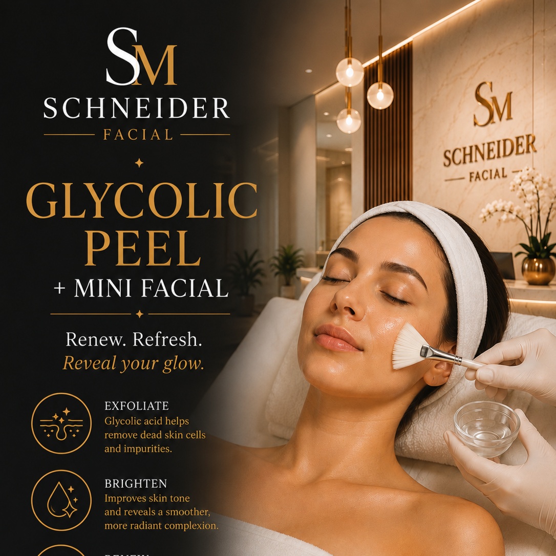 Glycolic Peel + Mini Facial at Schneider Med Spa in Ocoee, FL