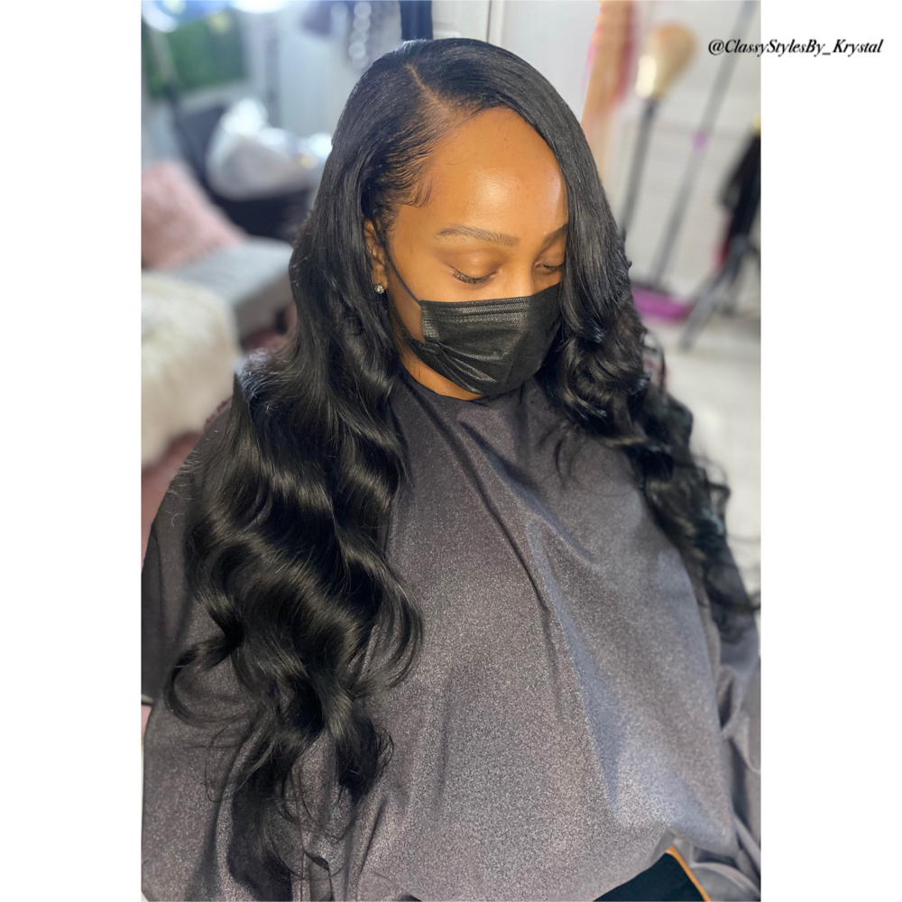 Sew In Weave With Minimal Leave Out