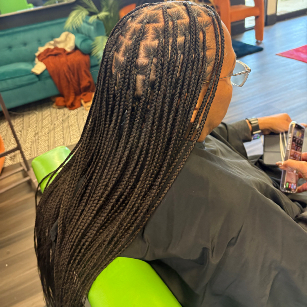 Small/Medium Knotless Braids at CHATTANOOGA BEAUTY LOUNGE in Chattanooga, TN