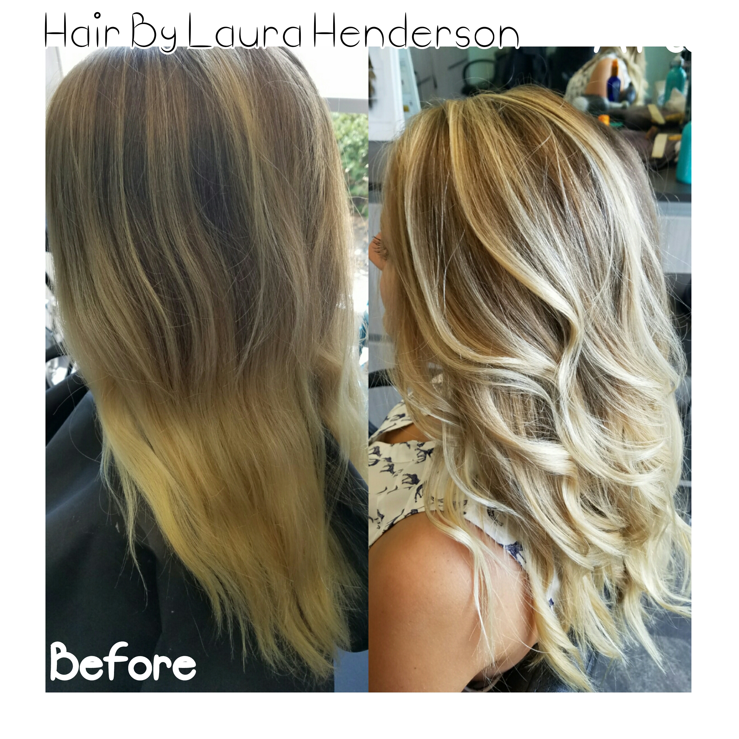 Full Balayage And Haircut