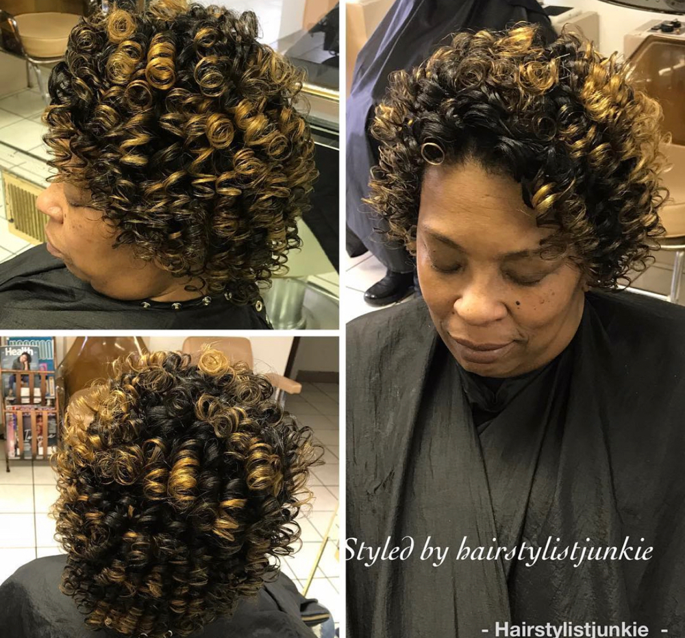 Rod Style(natural Hair Xtra 15.00)