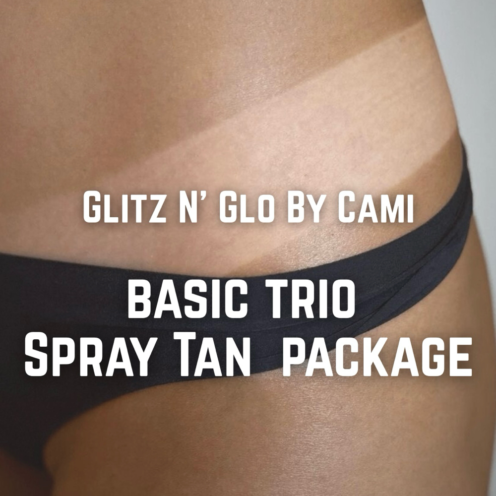Basic Trio Spray Tan Package