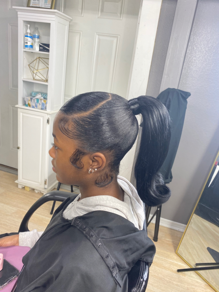 Sleek Ponytail