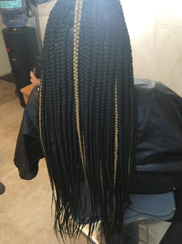 Butt Length Box Braids