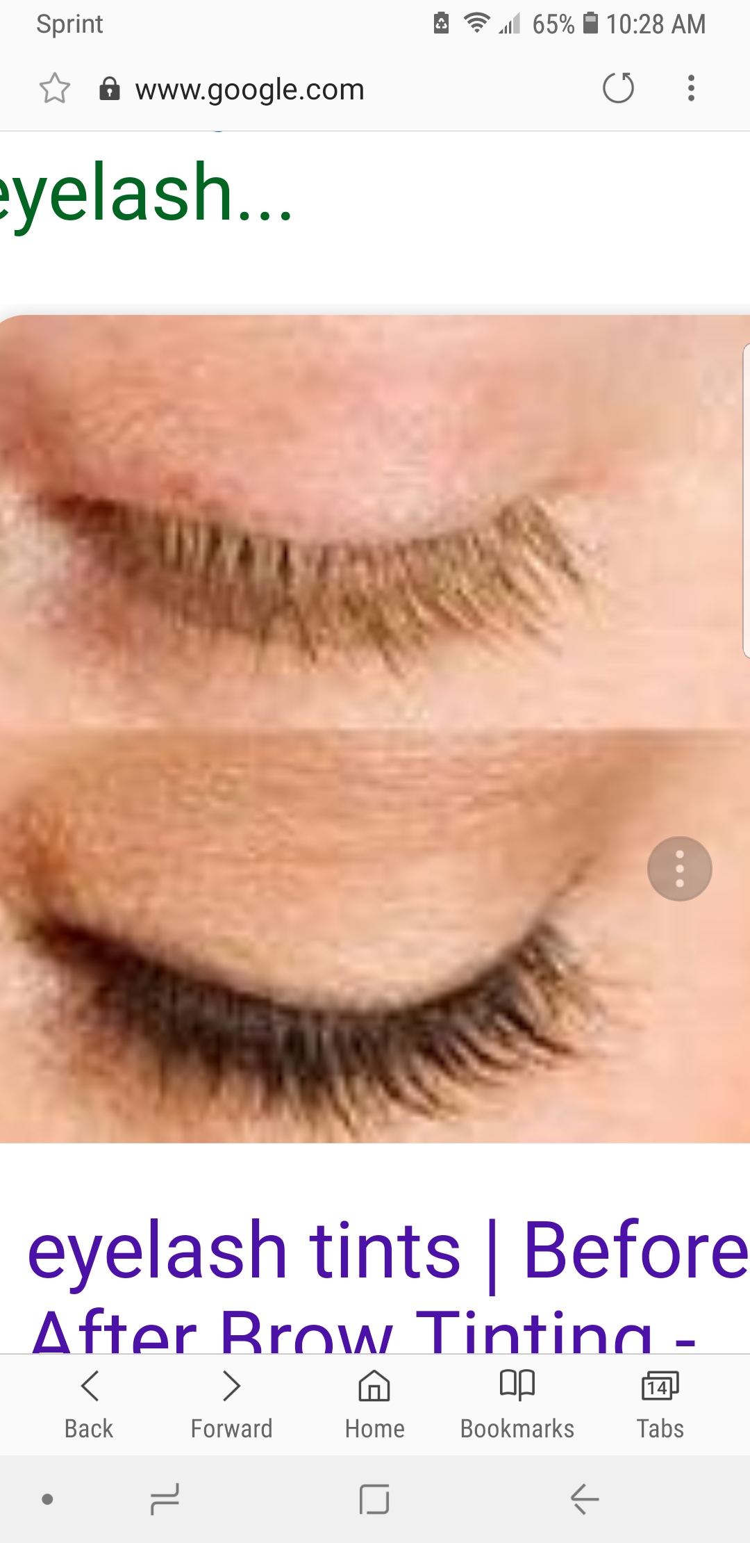 Lash And Or Eyebrow Tint