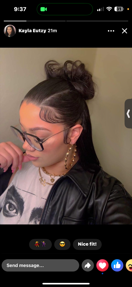 Half Up Half Down at Styles By Mac in Harrisburg, PA