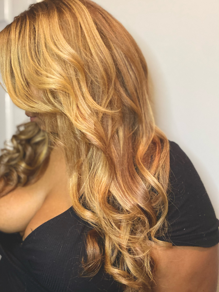 Blonde Microlink And Color Package