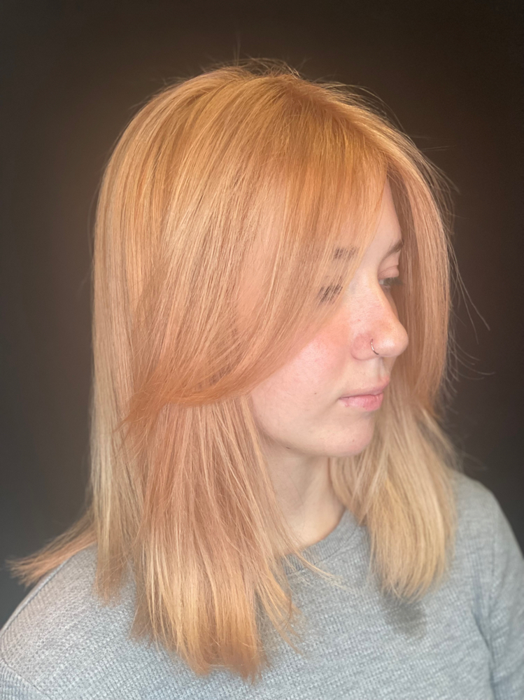 Single Process Color with Haircut