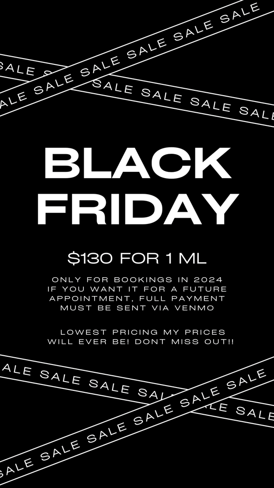 BLACK FRIDAY 1 ML