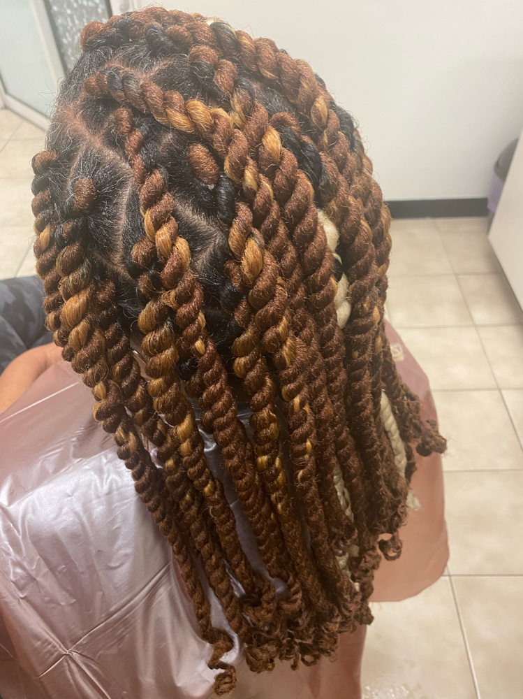 Twists w/ Hair Added