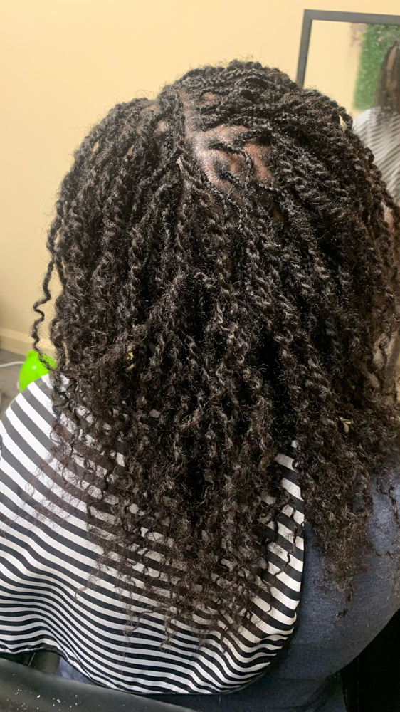 Mirco Locs Human  Real Locs
