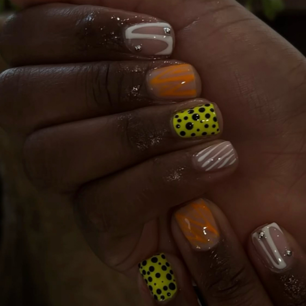 Hard Gel Overlay (Tier One Art) at Tabby's Nail cabby in lakewood, OH