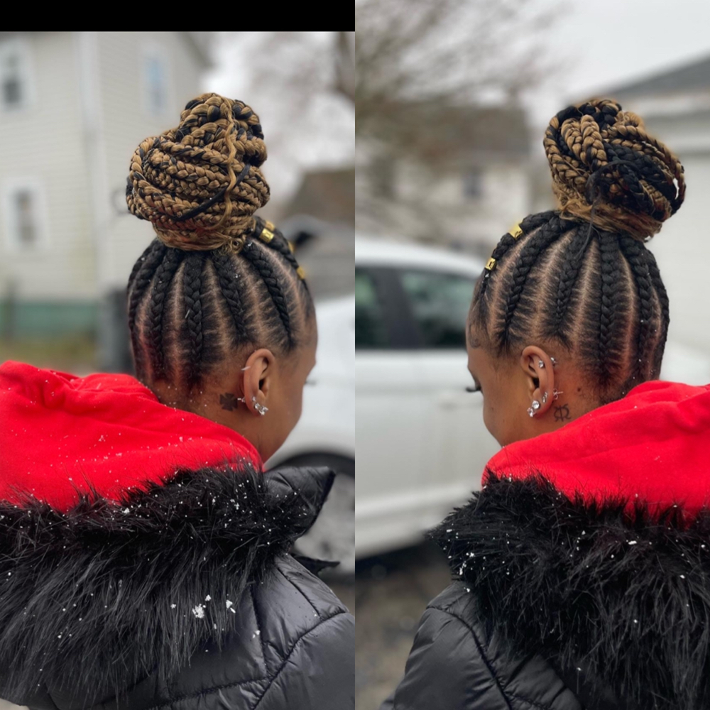 Large Stitch Braid Ponytail