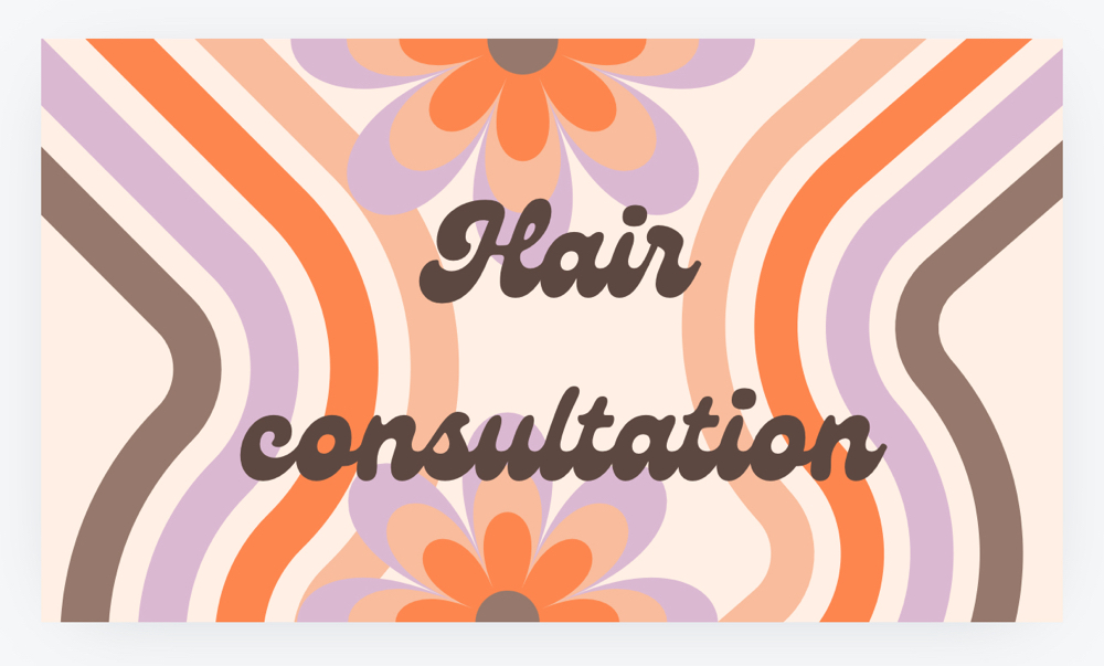 Hair Color Consultation