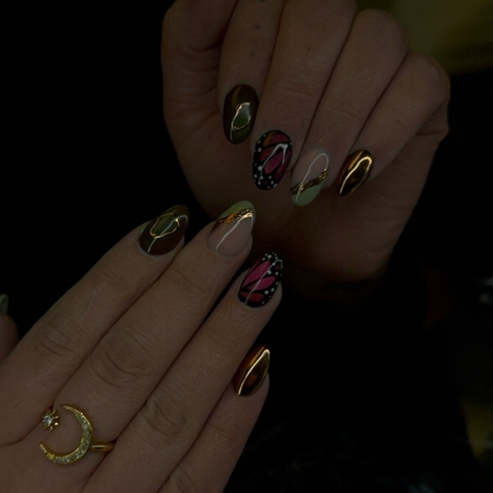 Medium Acrylic Full Set at Waxed & Inked Beauty in Post falls, ID