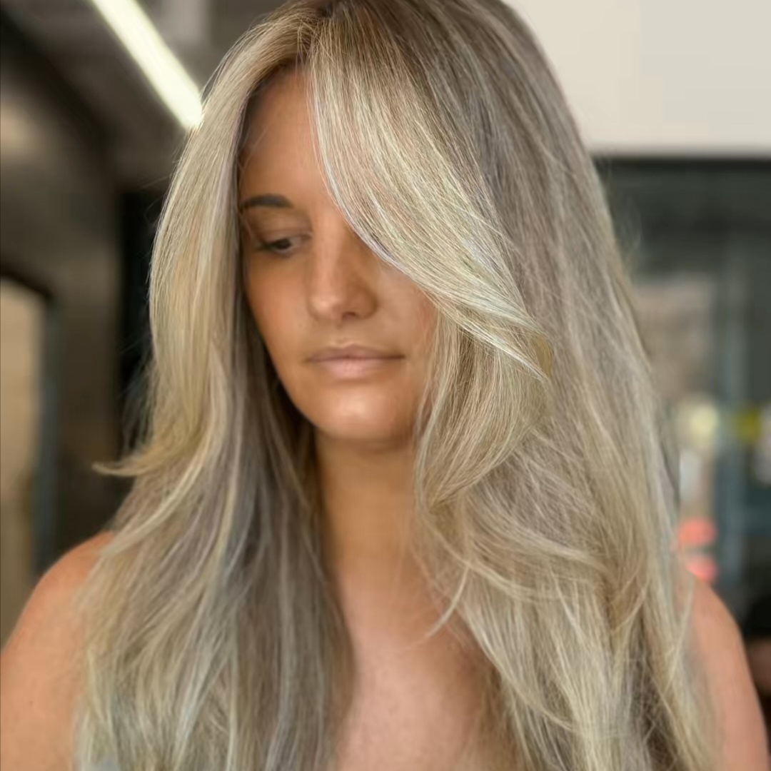 Blonding Transformation at Aura & Mane Hair Studio in Columbia, SC