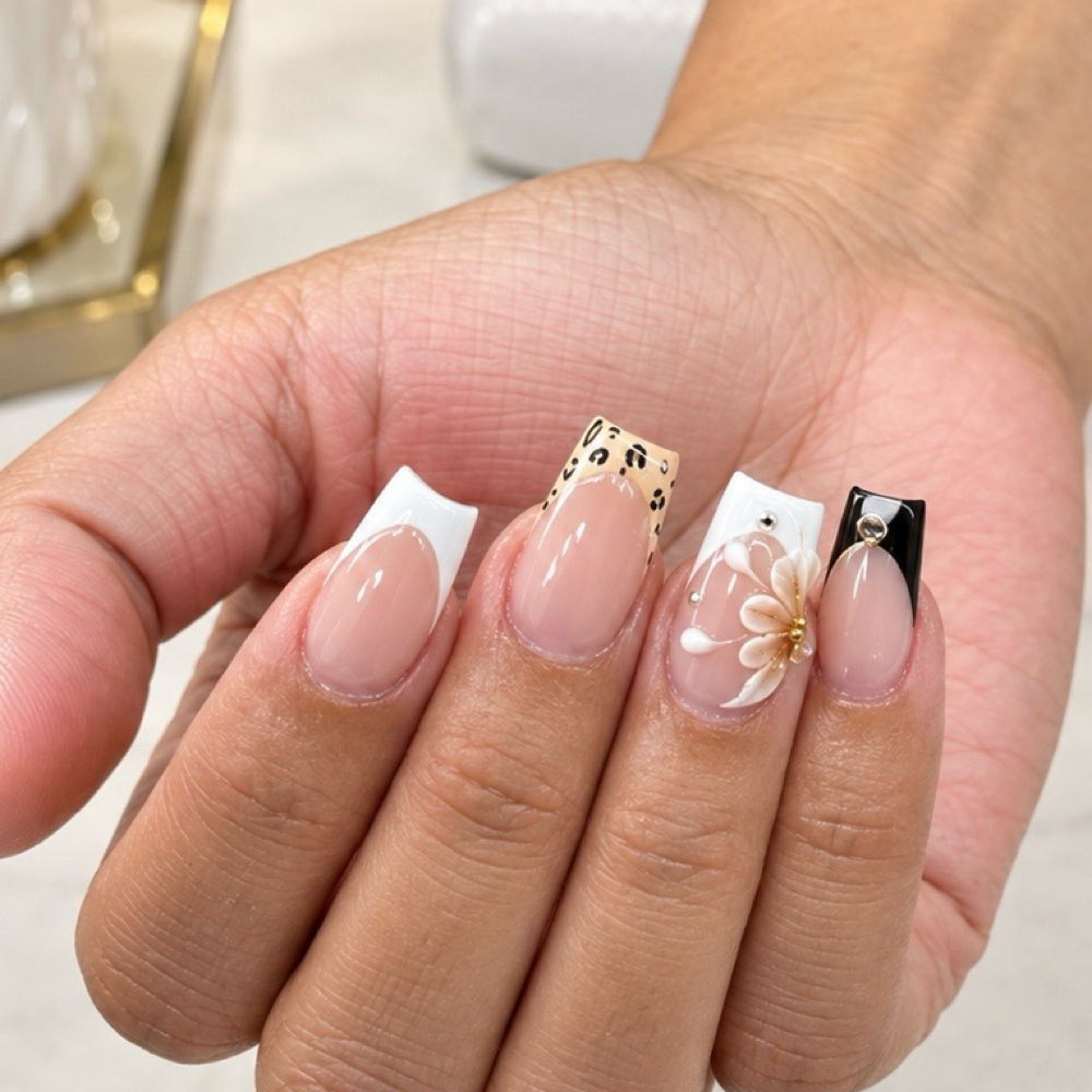 Nails Extention with Custom Design at Nails by Tommy in Wahiawa, HI