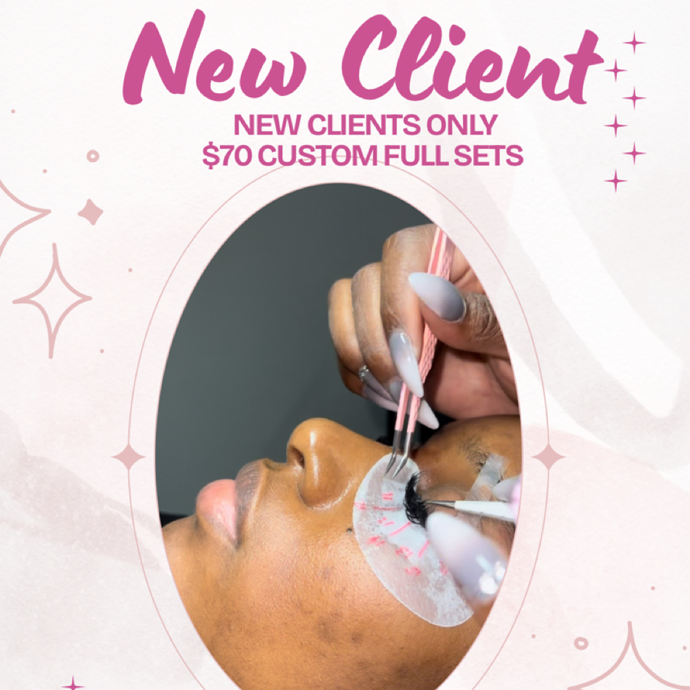 New Client Full Lash Set at B.Luck Waxing Studio in Jacksonville, FL