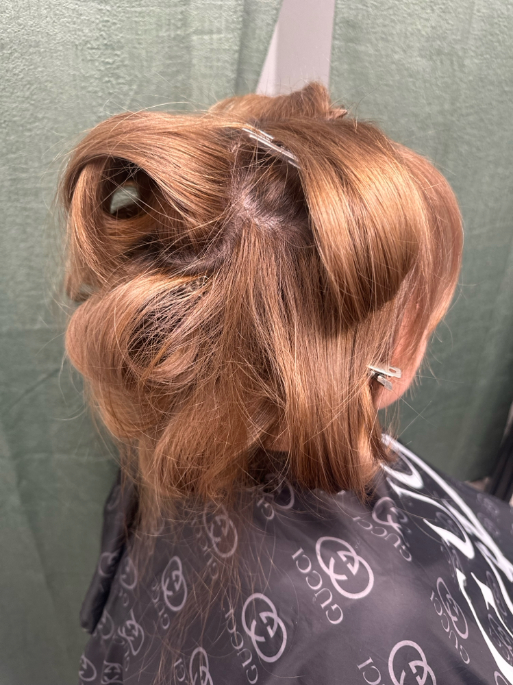 Shampoo with a Bouncy Blowdy at Salon 33 in Hayward, CA
