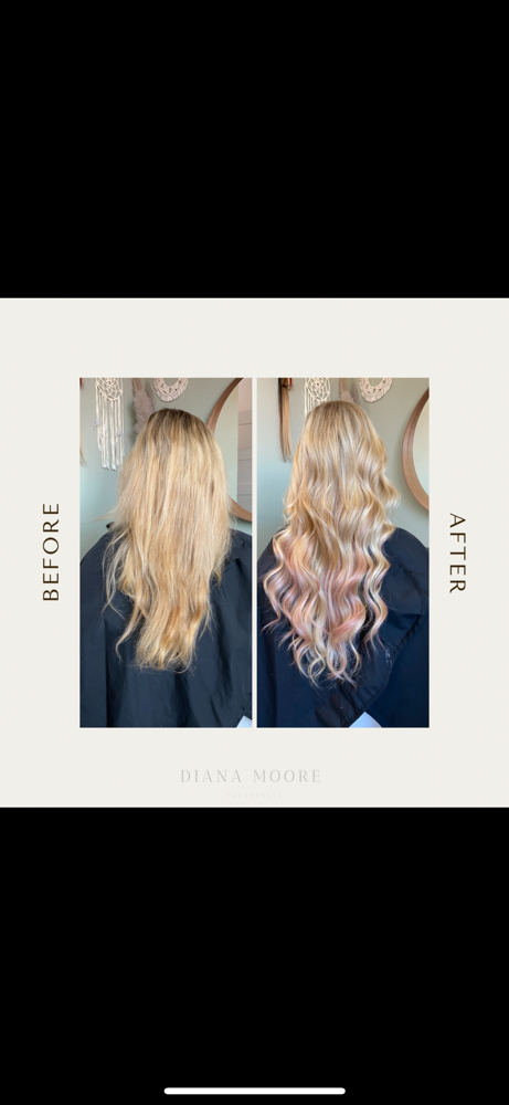 Hair extensions installation