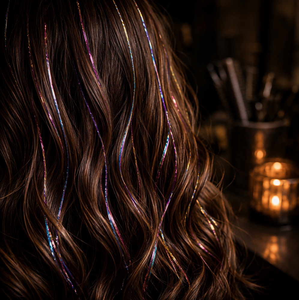 Hair Tinsel Party (Mobile Event) at Bryanna Nixon in Hemet, CA