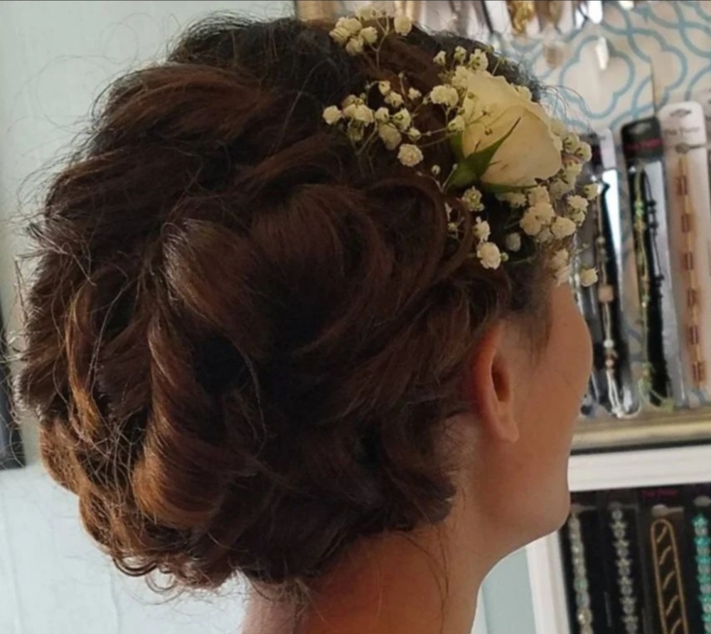 Bridesmaid Updo Wedding Day